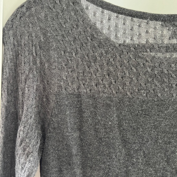 Wool with knit details - ann taylor dress - Picture 3 of 6